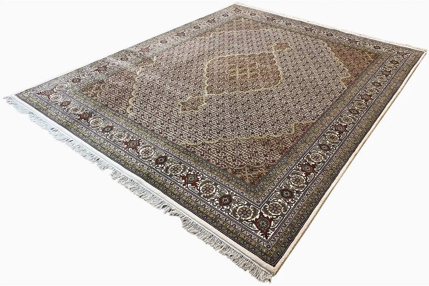 Indo Täbriz Teppich - (309x247cm) - German Carpet Shop
