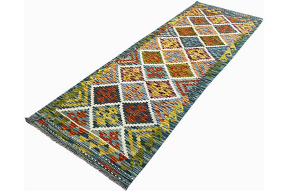 Kelim Afghan Läufer - (203x63 cm) - German Carpet Shop