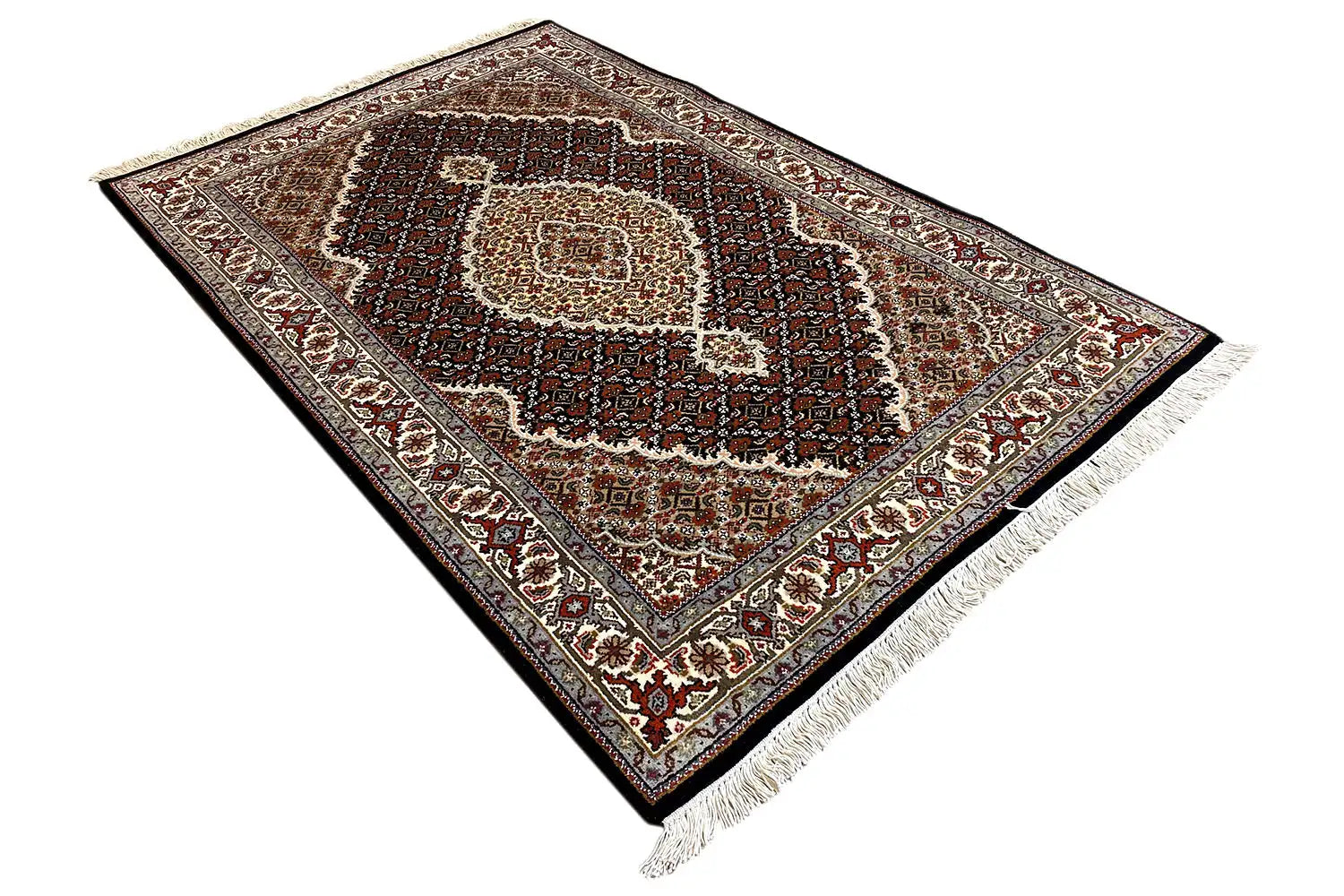 Indo Täbriz Teppich - (185x122cm) - German Carpet Shop
