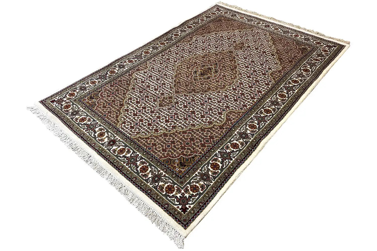 Indo Täbriz Teppich - (181x120cm) - German Carpet Shop