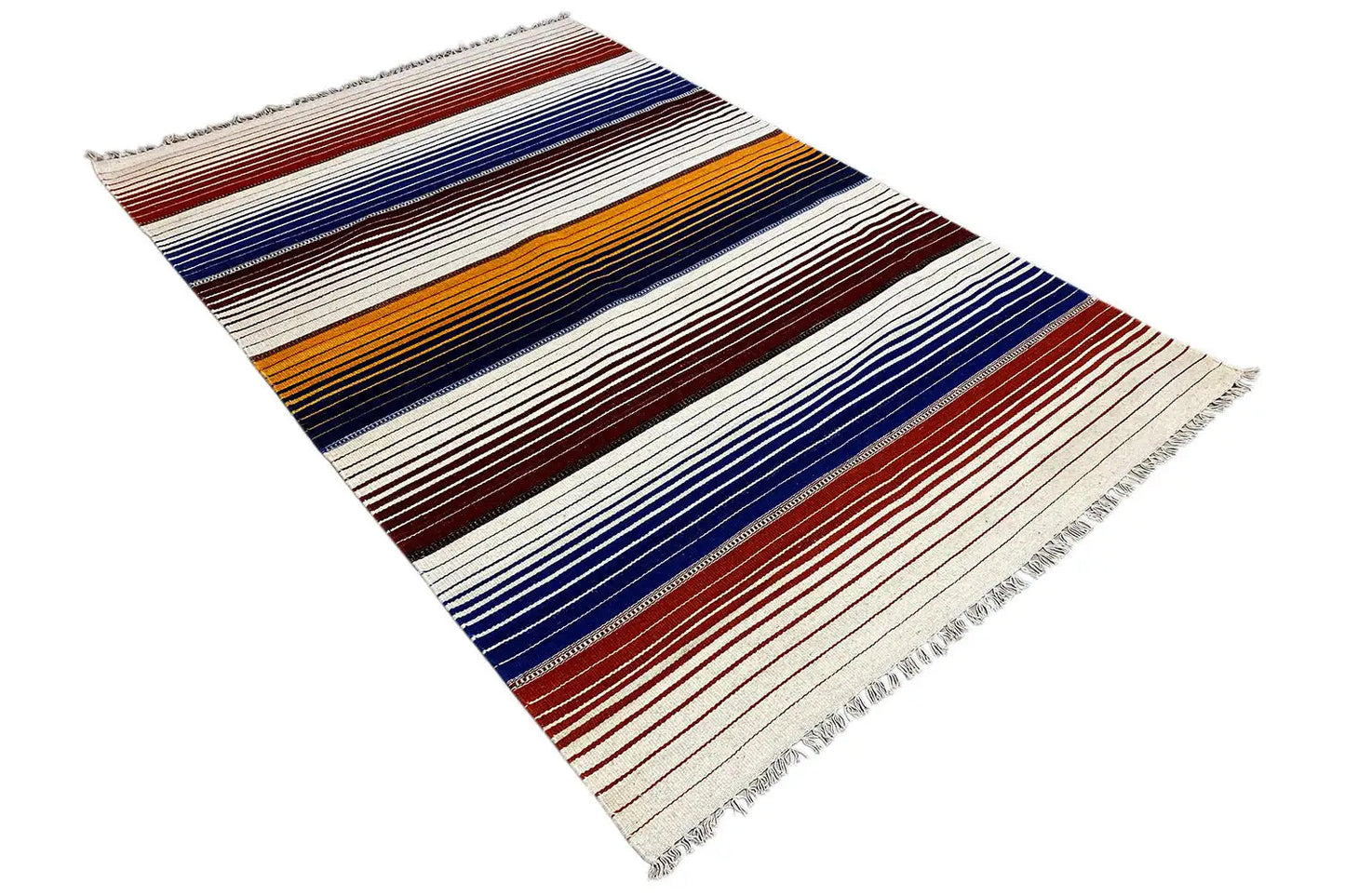 Moderne Kelim - Dhurrie - (213x138 cm) - German Carpet Shop