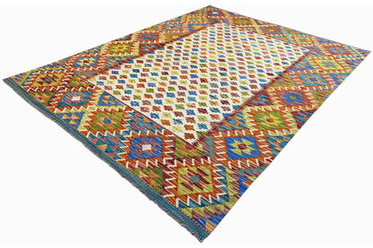 Kelim Afghan - (202x147cm) - German Carpet Shop