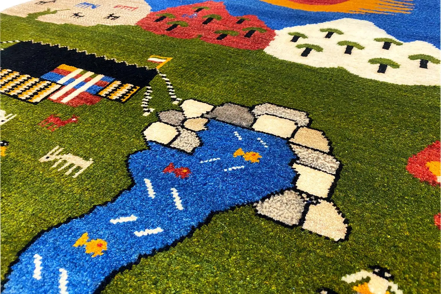 Gabbeh - (101x101cm) - German Carpet Shop