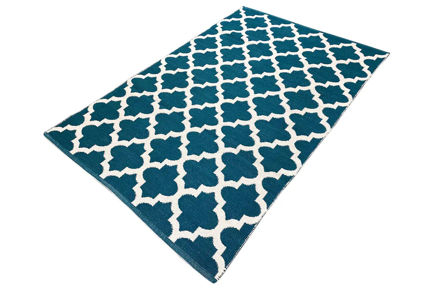 Moderner Kelim - Samak 03 Green - German Carpet Shop