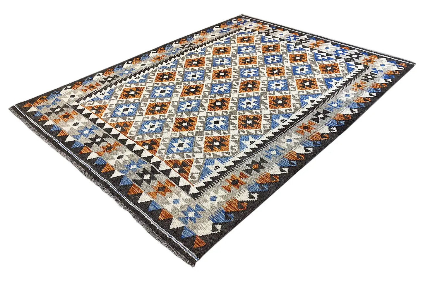 Kelim Afghan - (200x145cm) - German Carpet Shop