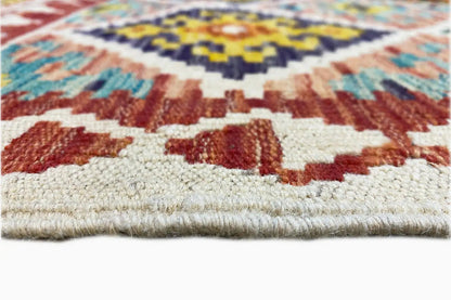 Kelim Afghan Läufer - (299x82cm) - German Carpet Shop
