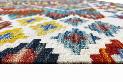 Kelim Afghan - (197x150cm) - German Carpet Shop