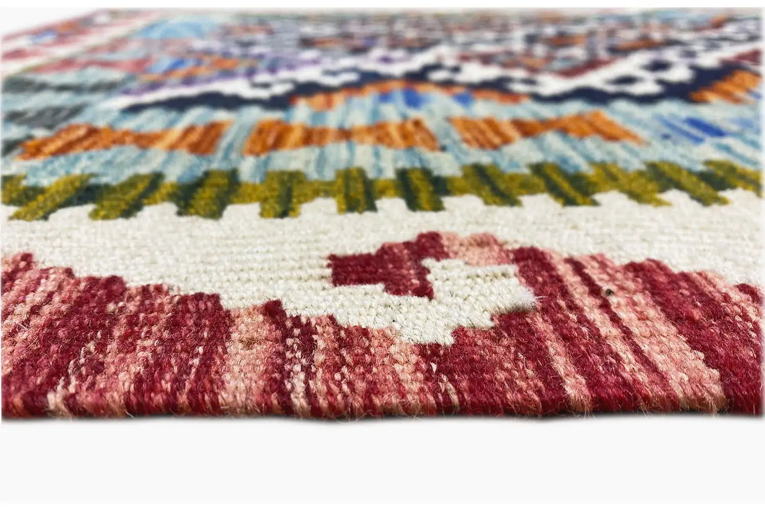 Kelim Afghan Läufer - (296x88cm) - German Carpet Shop