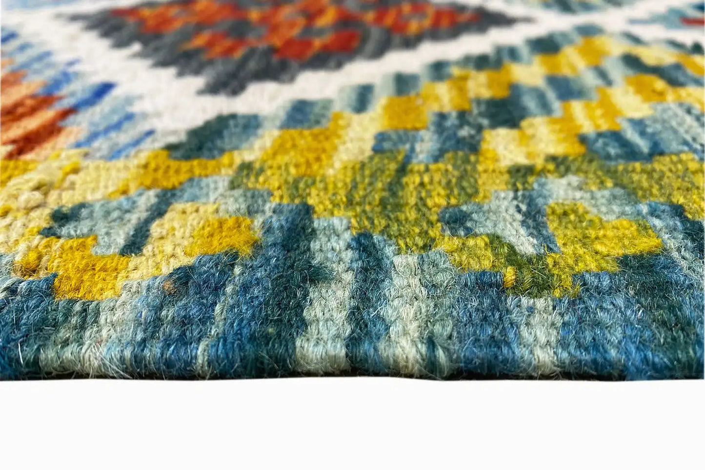 Kelim Afghan Läufer - (203x63 cm) - German Carpet Shop