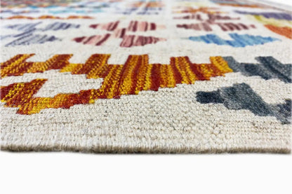 Kelim Afghan - (196x146cm) - German Carpet Shop