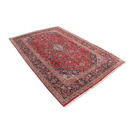 Keshan - Rot (307x201cm) - German Carpet Shop