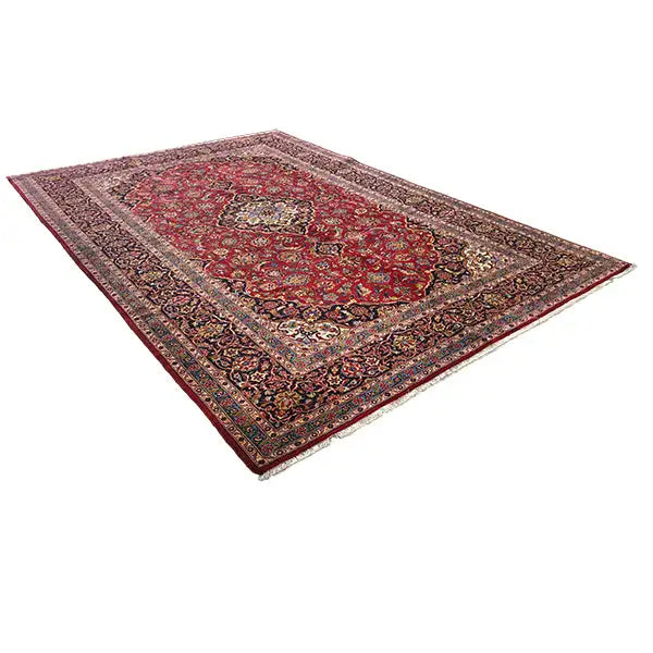 Keshan - Rot (359x248 cm) - German Carpet Shop