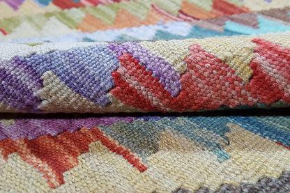  Kelim Afghan- 4215060 (198x131 cm) - Premium Kelim from German Carpet Shop - Just €194! Shop now at German Carpet Shop