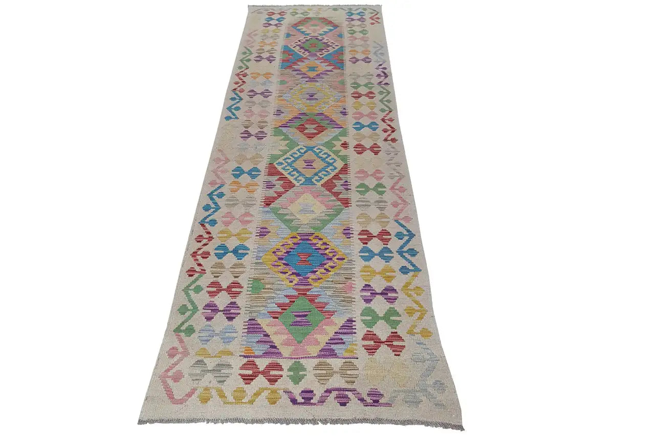 Kelim - Afghan (289x86 cm) - German Carpet Shop