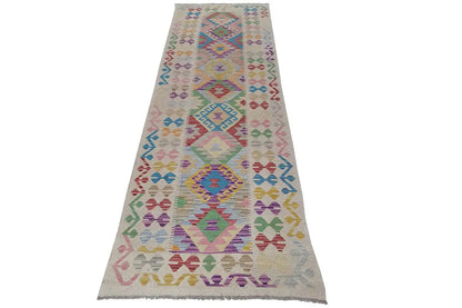 Kelim - Afghan (289x86 cm) - German Carpet Shop