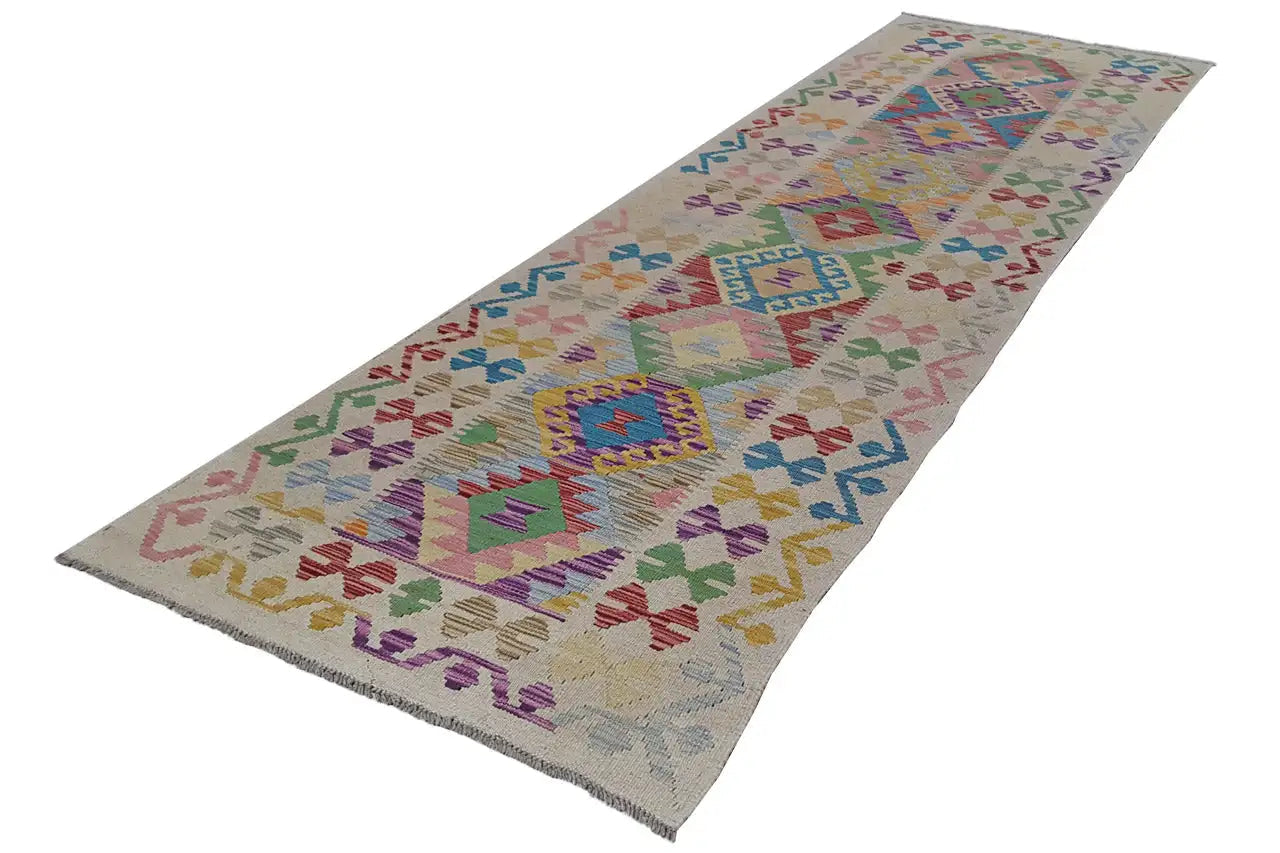 Kelim - Afghan (289x86 cm) - German Carpet Shop