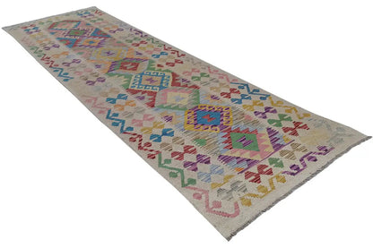 Kelim - Afghan (289x86 cm) - German Carpet Shop