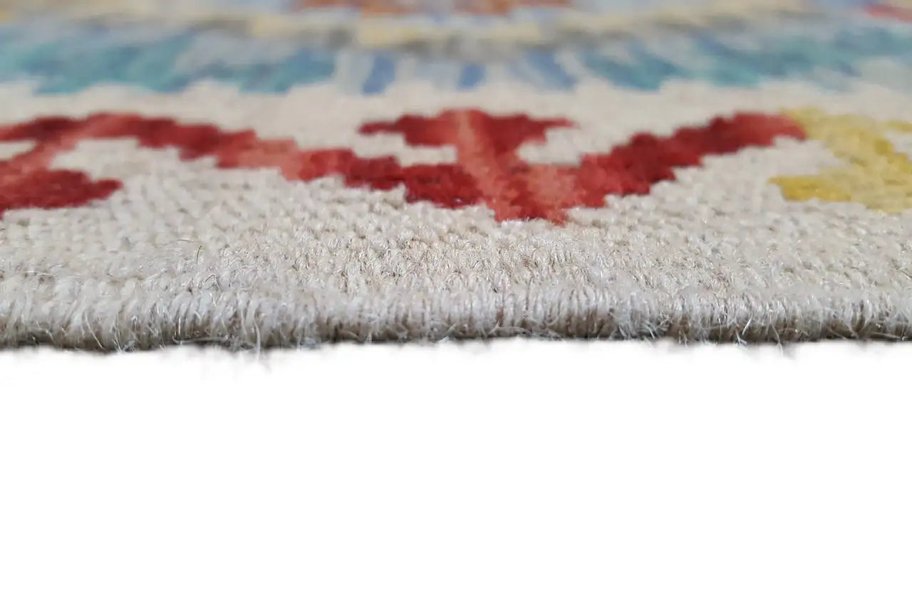  Kelim Afghan - 30221 (382x92 cm) - Premium Kelim from German Carpet Shop - Just €289! Shop now at German Carpet Shop