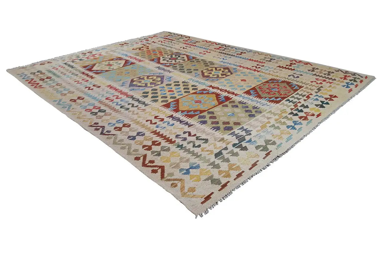Kelim - Afghan (252x198 cm) - German Carpet Shop