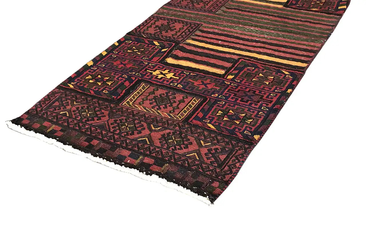Kelim - Bakhtiari (248x97 cm) - German Carpet Shop