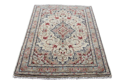 Keshan - Beige (153x105 cm) - German Carpet Shop