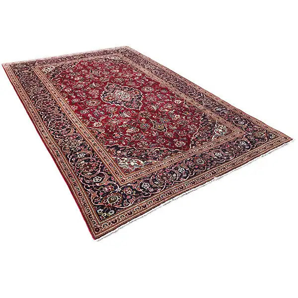 Keshan - Rot (319x221 cm) - German Carpet Shop
