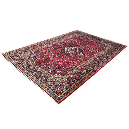 Keshan - Rot (297x201 cm) - German Carpet Shop