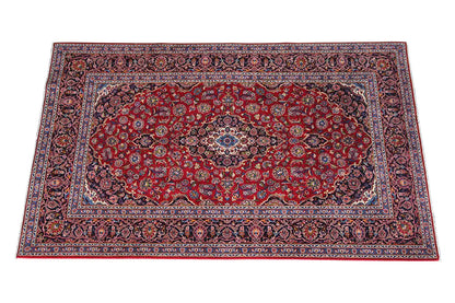 Keshan - Rot (307x206 cm) - German Carpet Shop