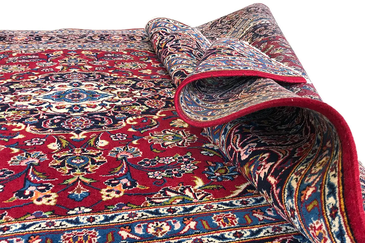 Keshan - Rot (307x206 cm) - German Carpet Shop