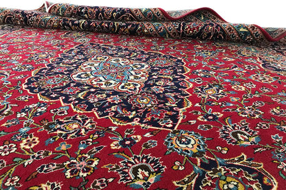 Keshan - Rot (353x247 cm) - German Carpet Shop