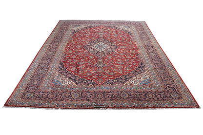 Keshan - Rot (409x302 cm) - German Carpet Shop