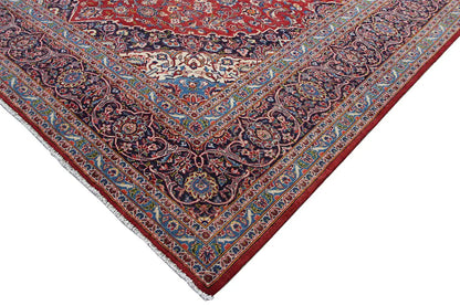 Keshan - Rot (409x302 cm) - German Carpet Shop
