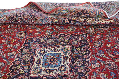 Keshan - Rot (409x302 cm) - German Carpet Shop