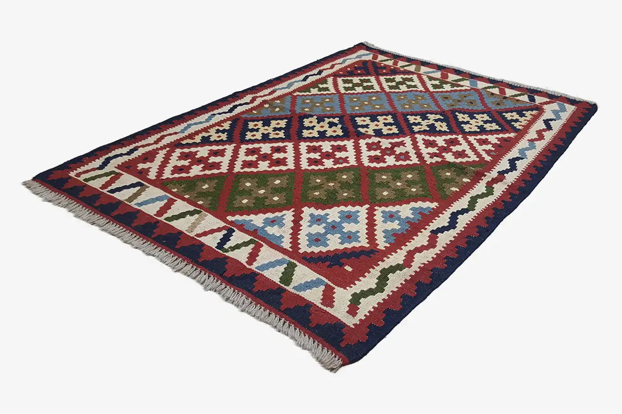 Kilim Qashqai - Multicolor 11PL 145x101 cm - German Carpet Shop