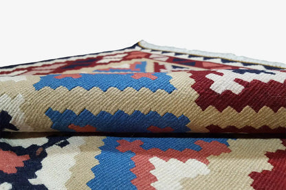 Kilim Qashqai - Multicolor 15PL 152x103 cm - German Carpet Shop