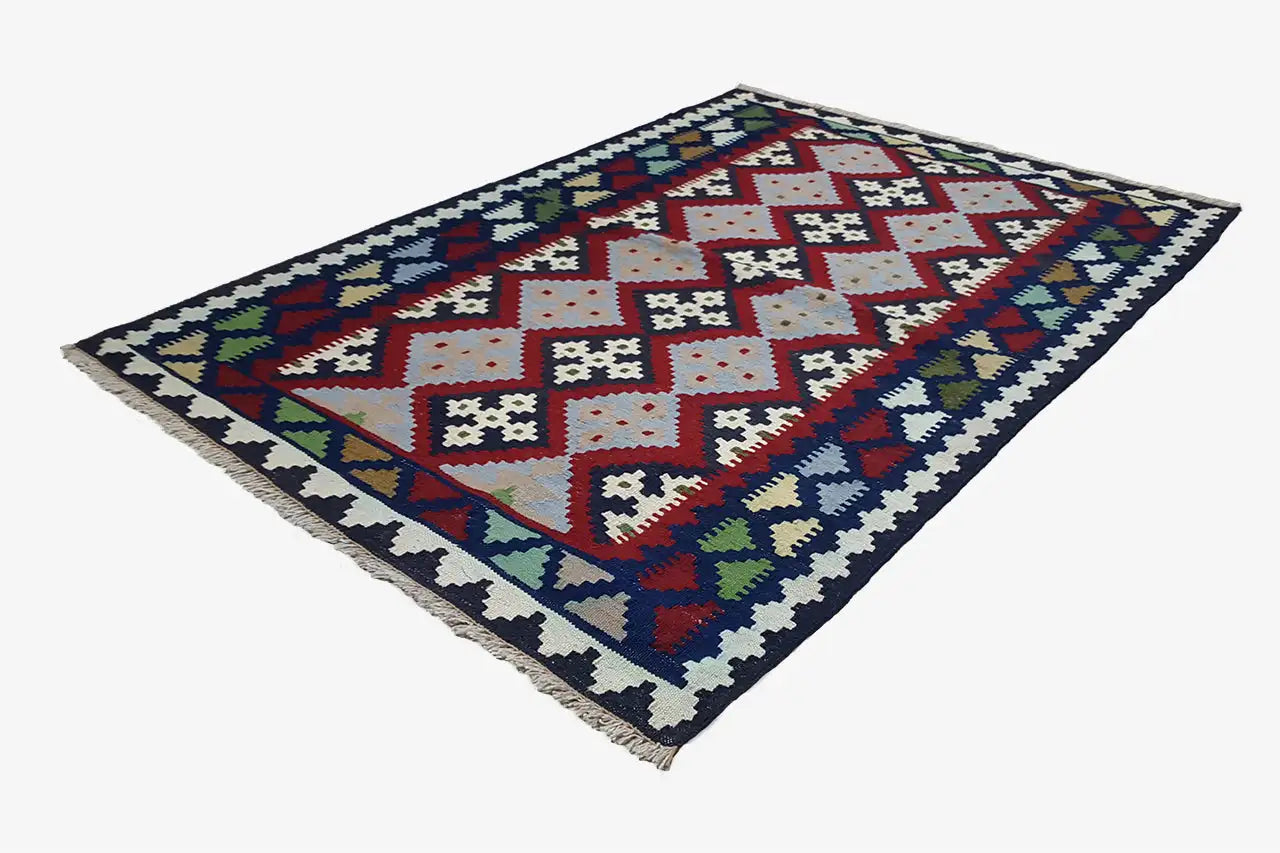Kilim Qashqai - Multicolor 24PL 148x104 cm - German Carpet Shop