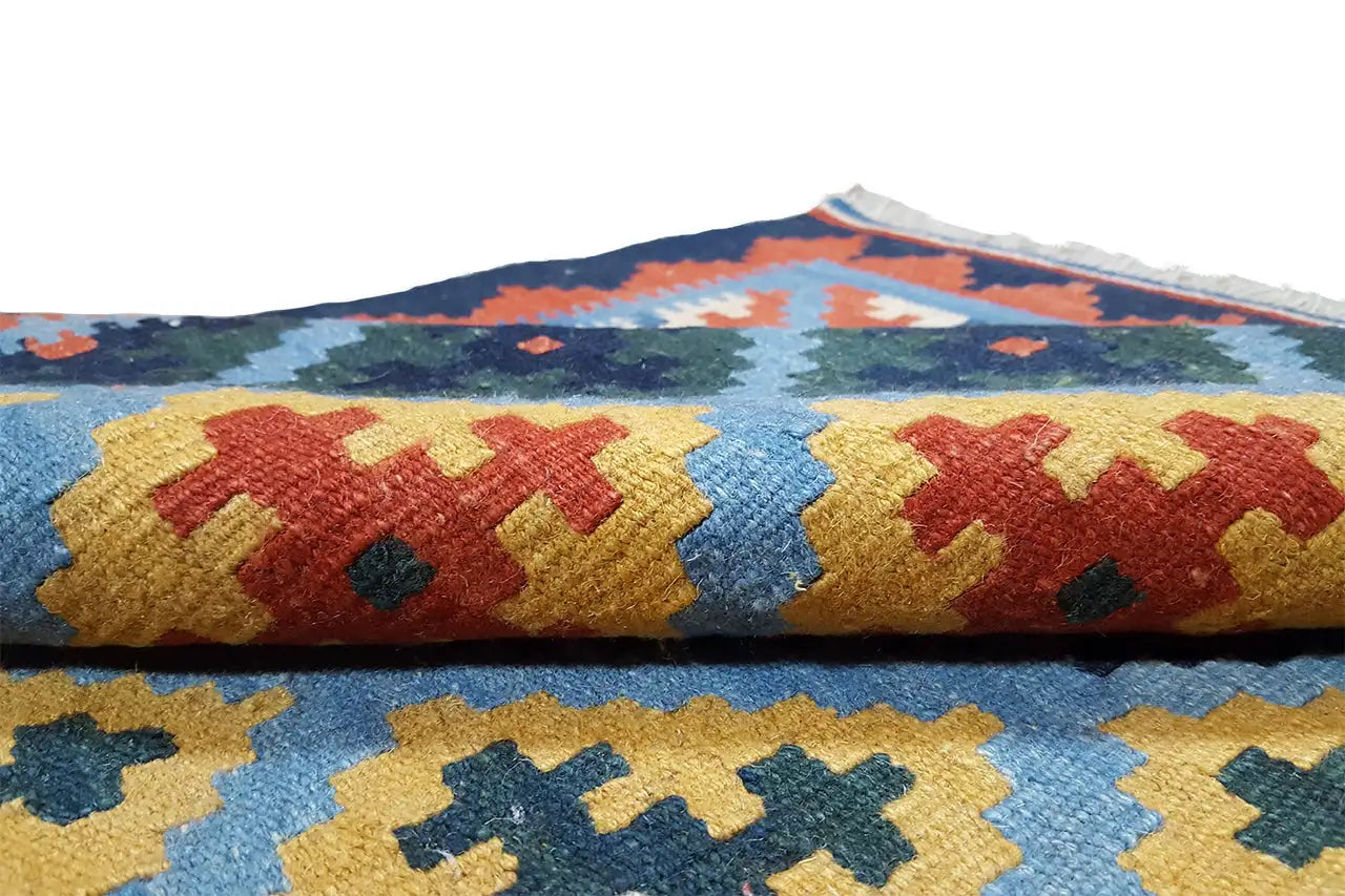 Kilim Qashqai - Multicolor - (161x90 cm) - German Carpet Shop