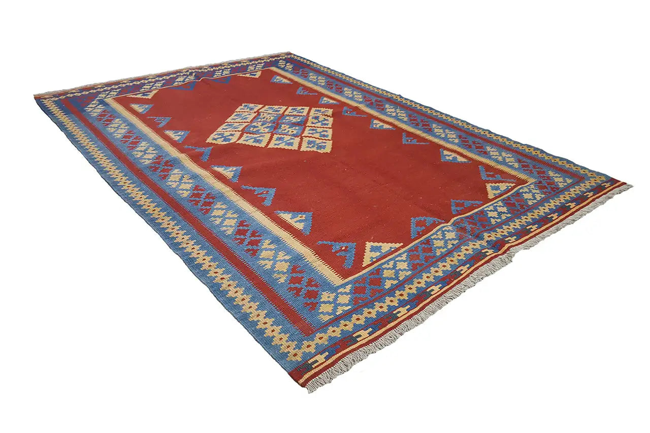  Kilim Qashqai  - 802402 (217x155 cm) - Premium Kelim from German Carpet Shop - Just €309! Shop now at German Carpet Shop