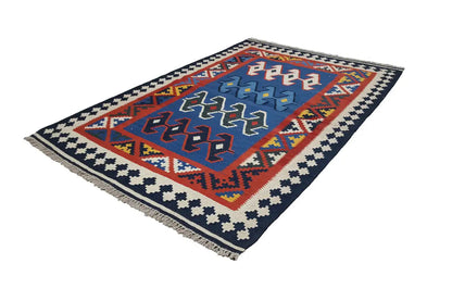 Kilim Qashqai - Multicolor 802423 156x108 cm - German Carpet Shop