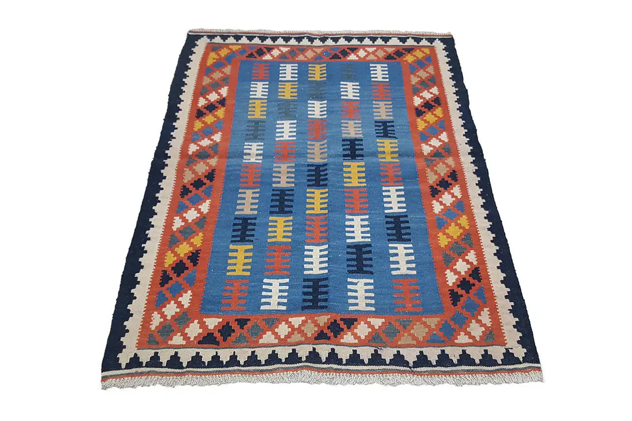 Kilim Qashqai - Multicolor 802427 142x105 cm - German Carpet Shop
