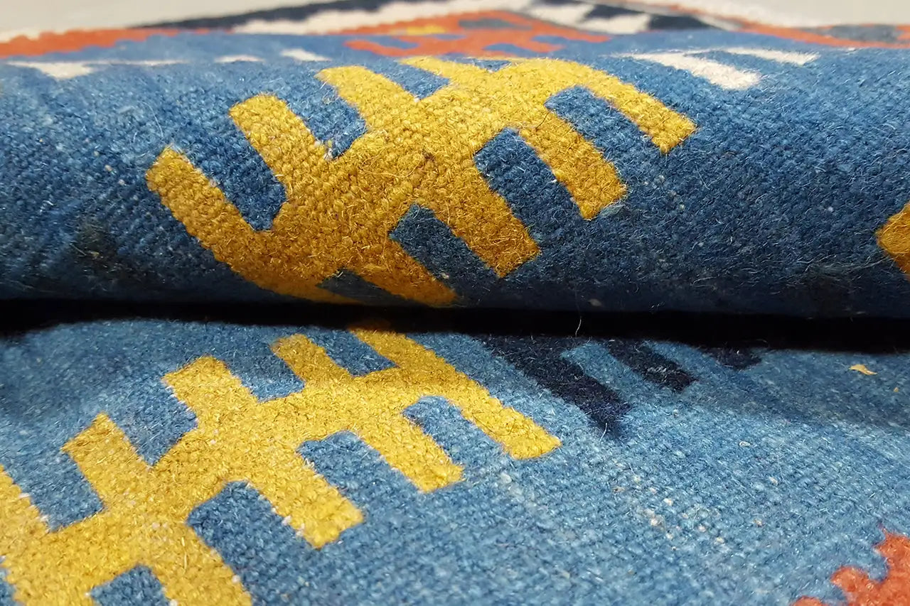 Kilim Qashqai - Multicolor 802427 142x105 cm - German Carpet Shop