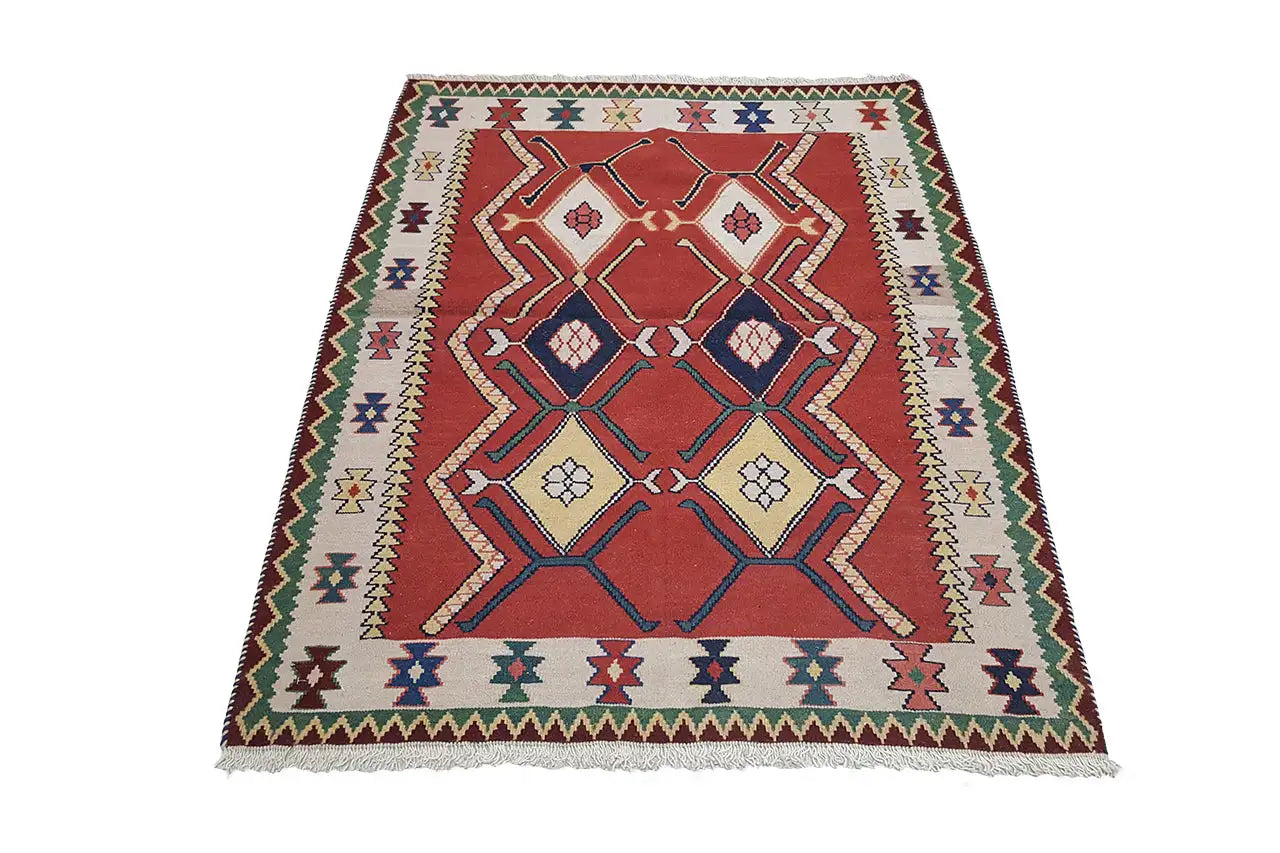 Kilim Qashqai - Multicolor 802429 143x107 cm - German Carpet Shop