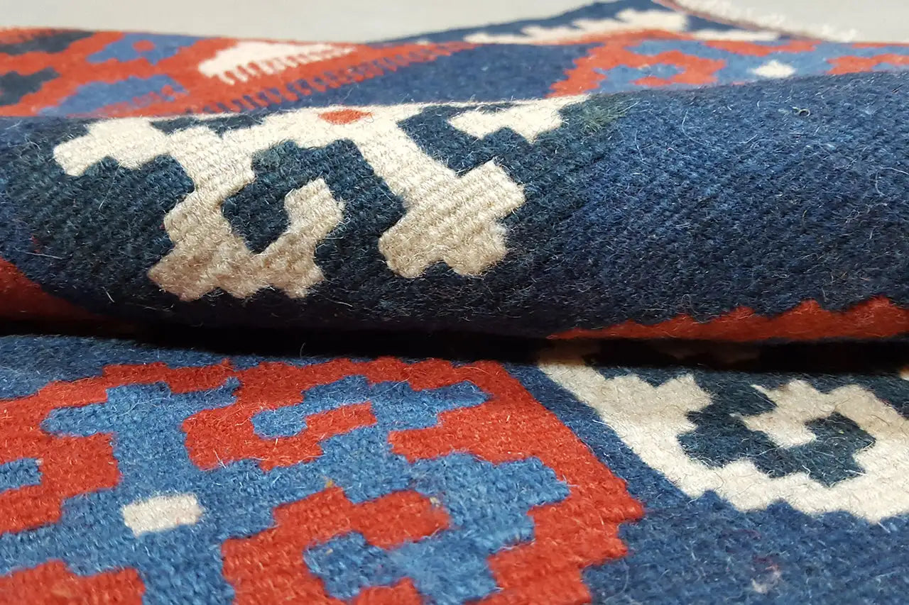 Kilim Qashqai - Multicolor - (146x99 cm) - German Carpet Shop