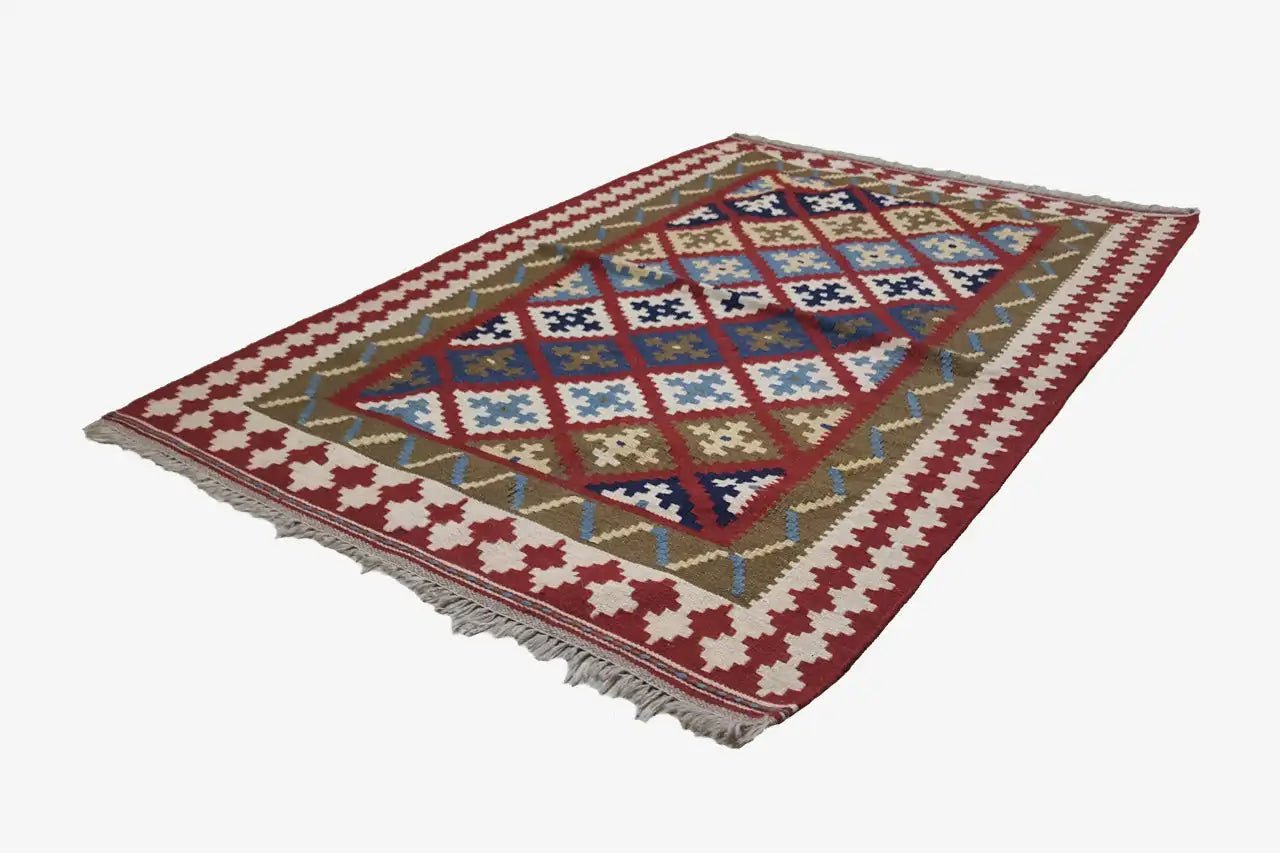 Kilim Qashqai - Multicolor 13PL 148x98 cm - German Carpet Shop