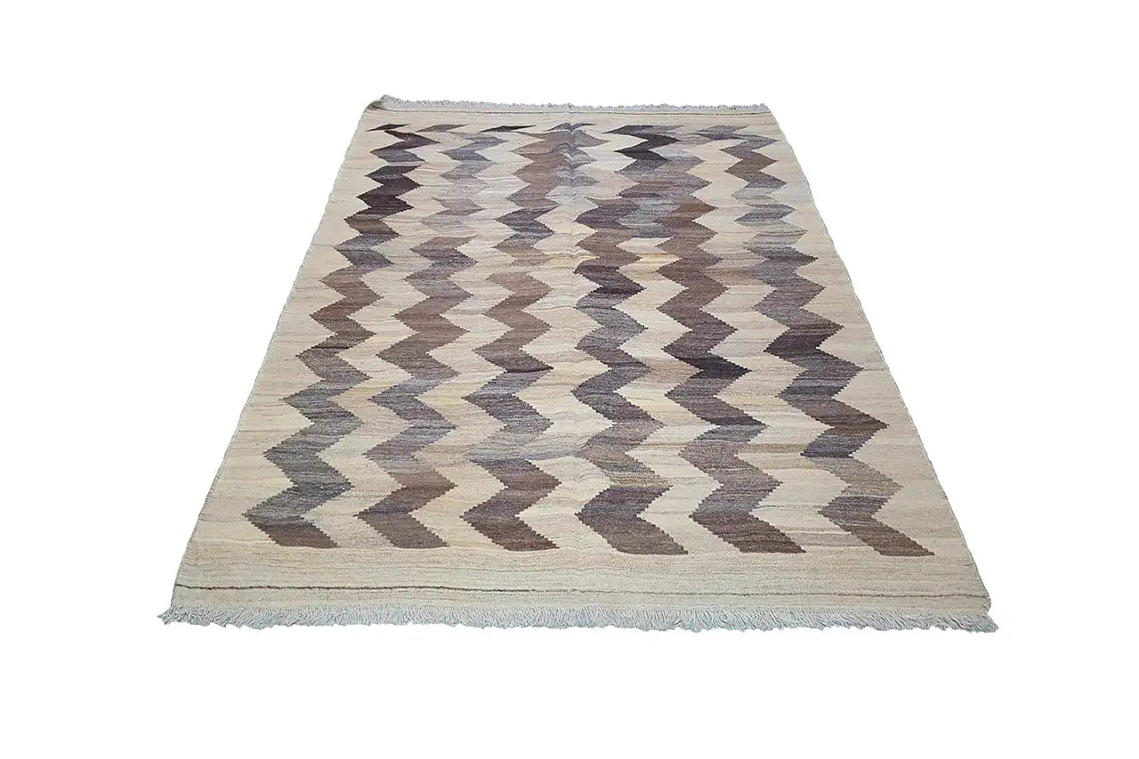 Kilim Qashqai - 203170 (224x158cm) - German Carpet Shop