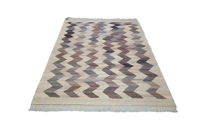 Kilim Qashqai - 203170 (224x158cm) - German Carpet Shop