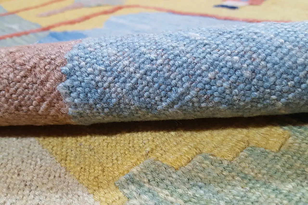  Kilim Qashqai  - 800592 (193x154 cm) - Premium Kelim from German Carpet Shop - Just €449! Shop now at German Carpet Shop