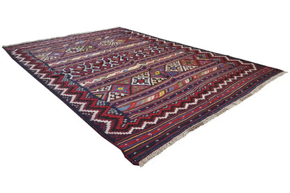  Kilim Sirjan - 905432 (234x155 cm) - Premium Kelim from German Carpet Shop - Just €490! Shop now at German Carpet Shop