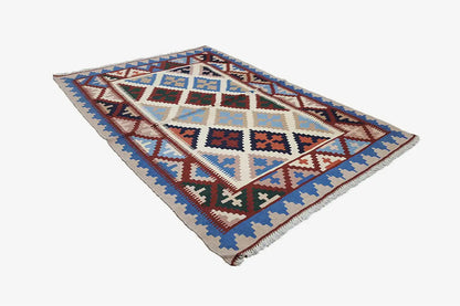 Kilim Qashqai - Multicolor 2PL 145x98 cm - German Carpet Shop