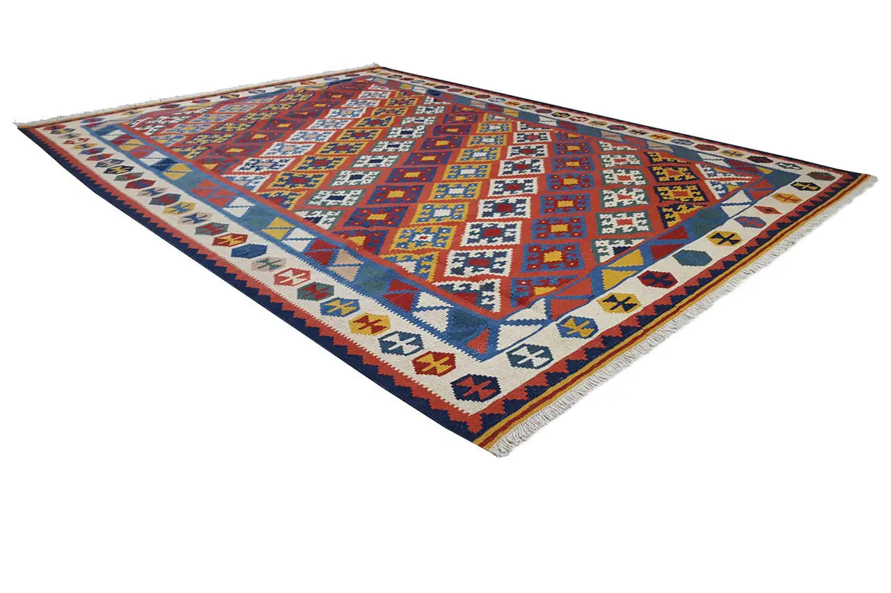  Kilim Qashqai  - 307036 (249x180 cm) - Premium Kelim from German Carpet Shop - Just €449! Shop now at German Carpet Shop
